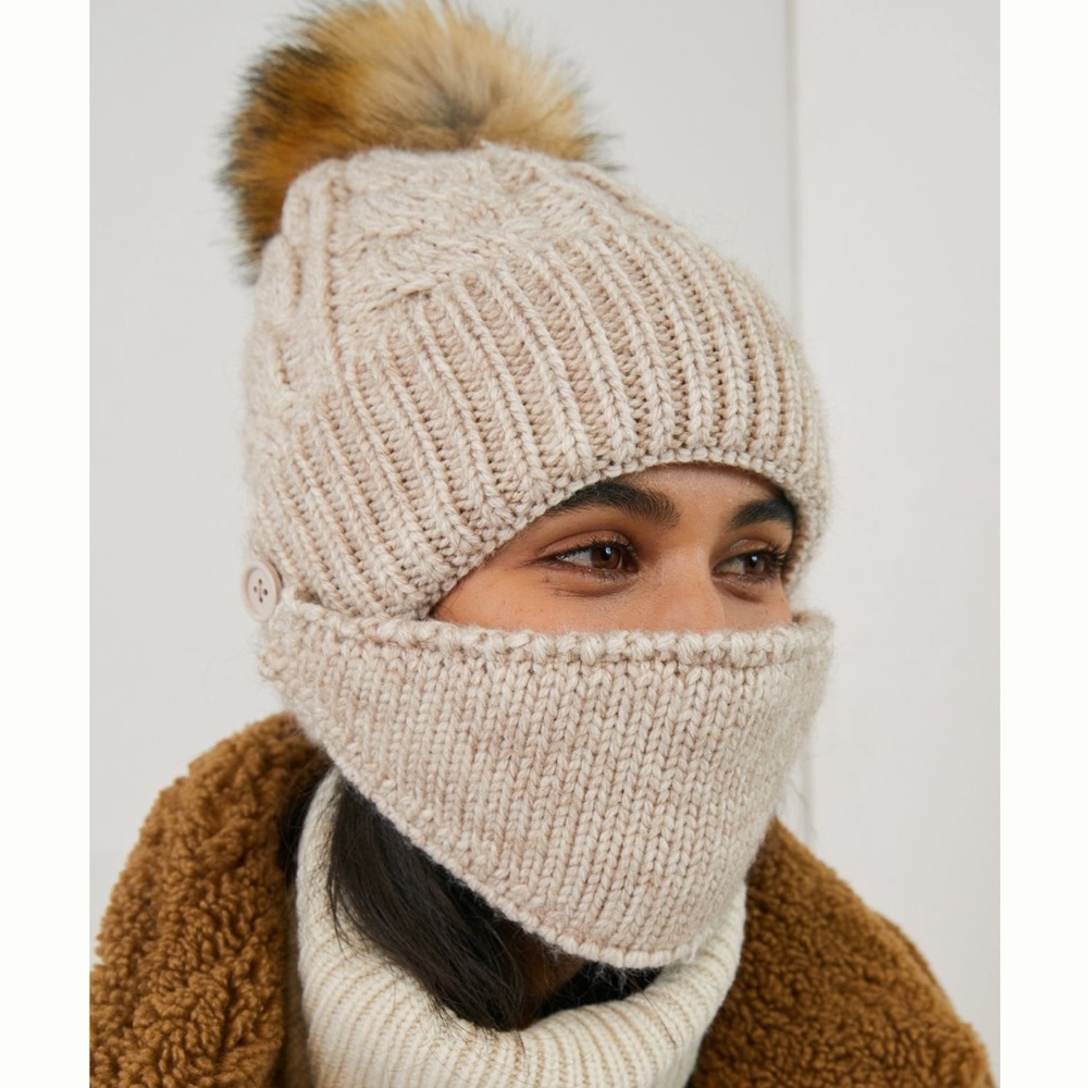 Winter Beanie w/mask from Anthropologie.